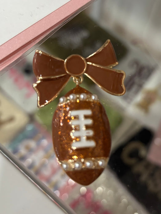 Football Bow Pin