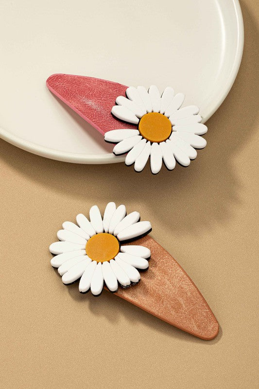 Daisy Hair Clips