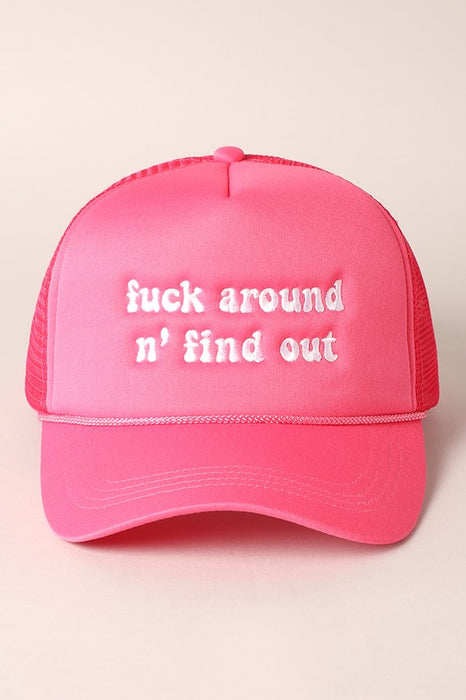 F Around n' Find Out Cap