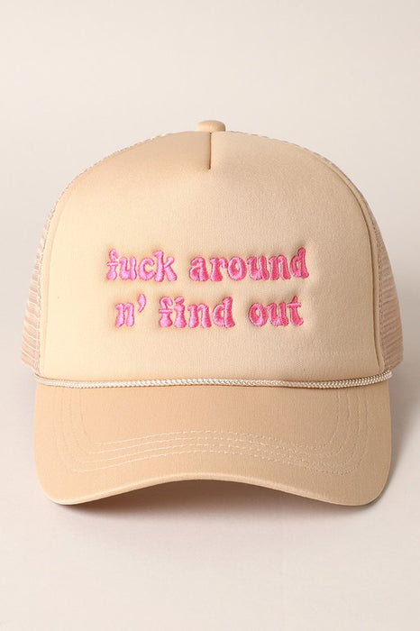 F Around n' Find Out Cap