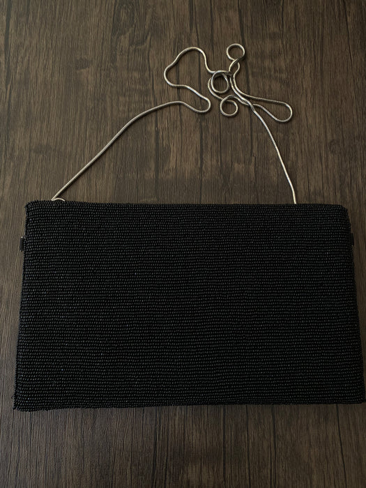 Cora Leaf Beaded Clutch