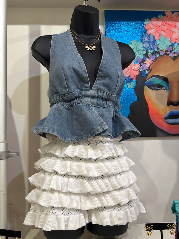 Chela Ruffle Shorts