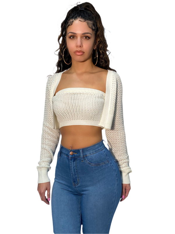 Beaches Cardigan Set