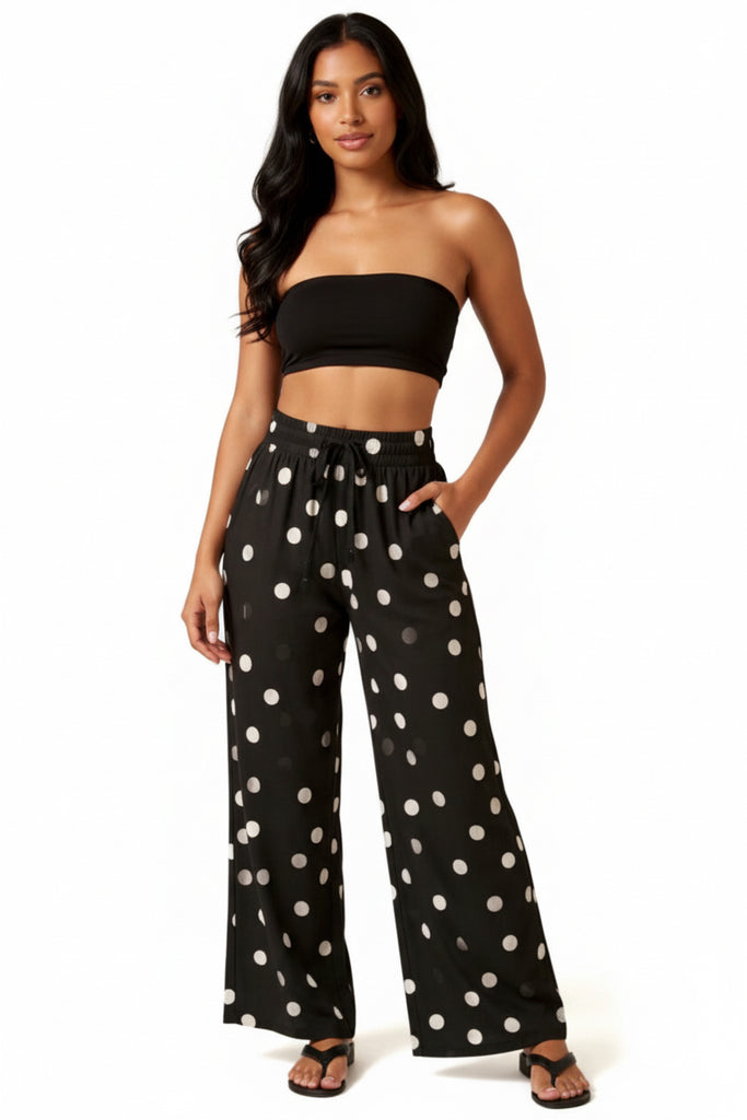 Elena Polka Dot Pants – Vamp Boutique