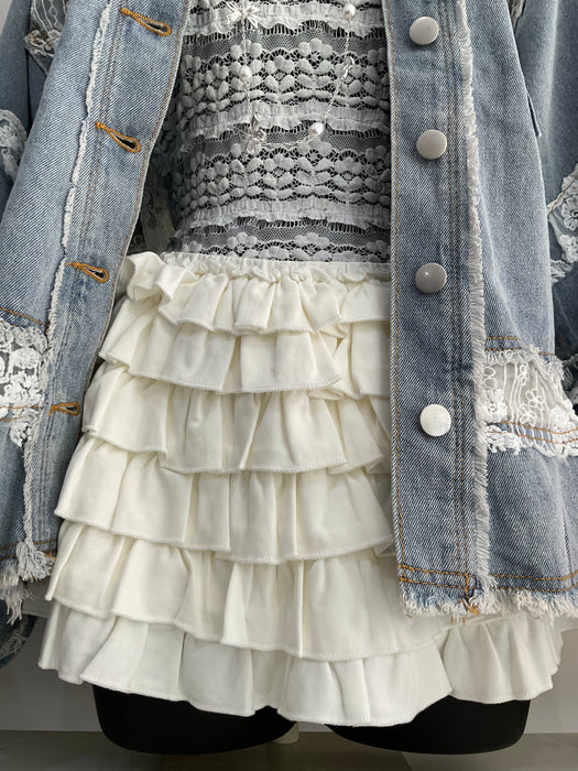 Lindsy Ruffle Shorts