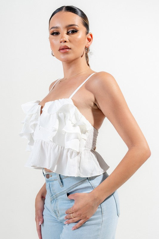 Daniella Ruffle Top