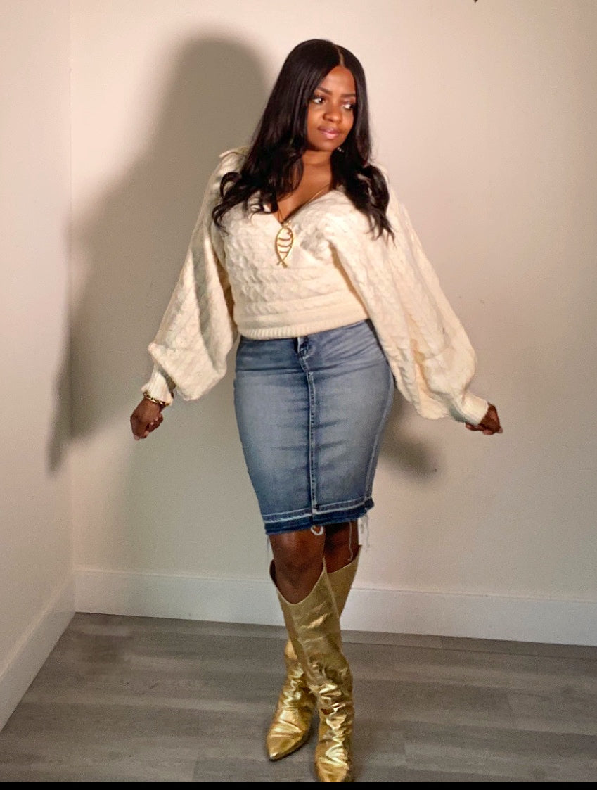 Gia Cable Kit Sweater