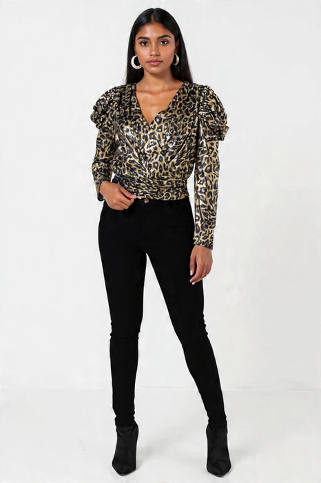 Arrin Cheetah Top