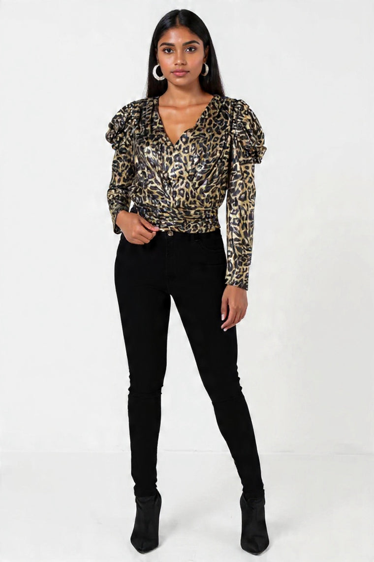 Arrin Cheetah Top