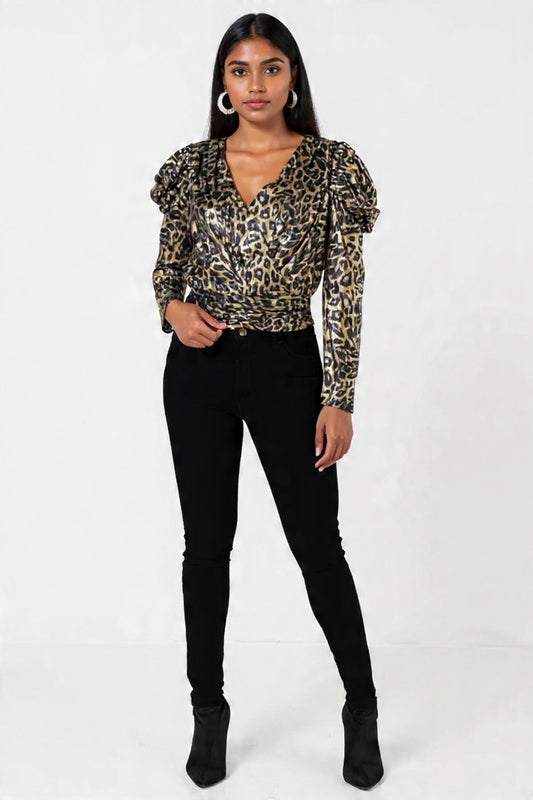 Arrin Cheetah Top