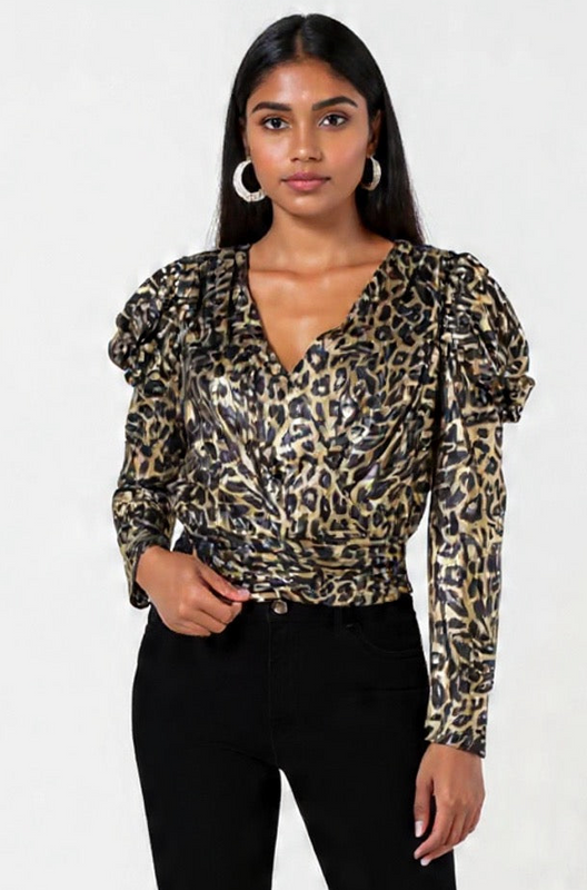 Arrin Cheetah Top