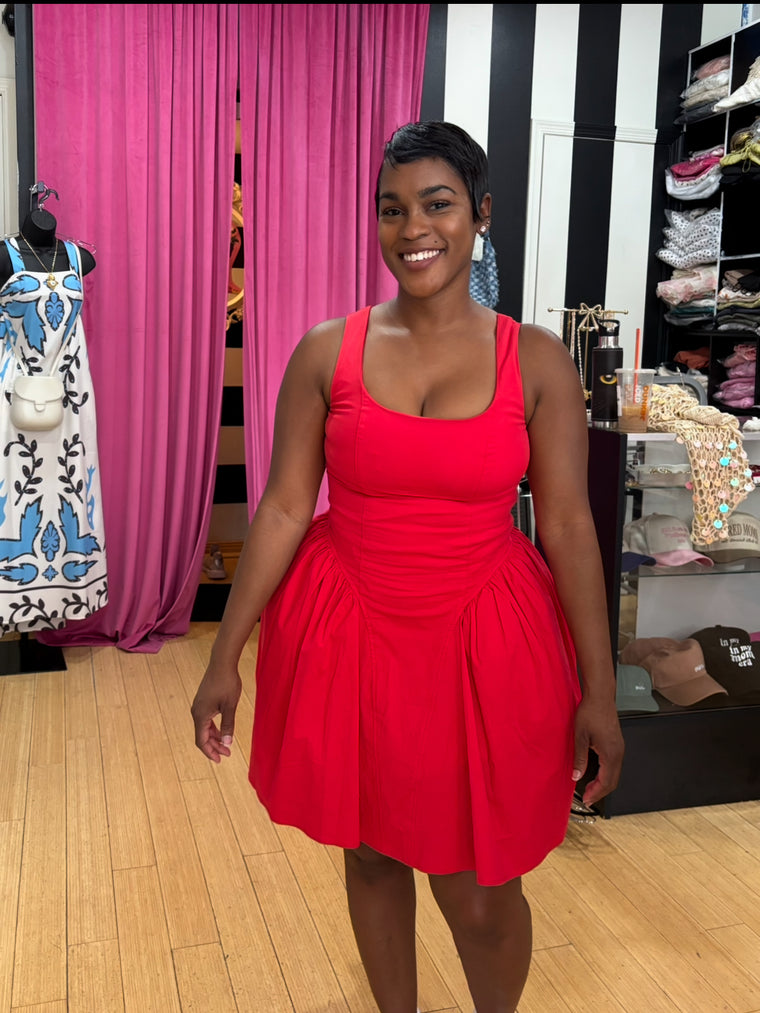 Lola Lace Up Dress