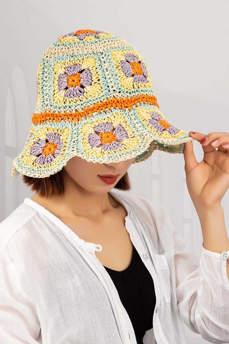 Crochet Granny Square Hat