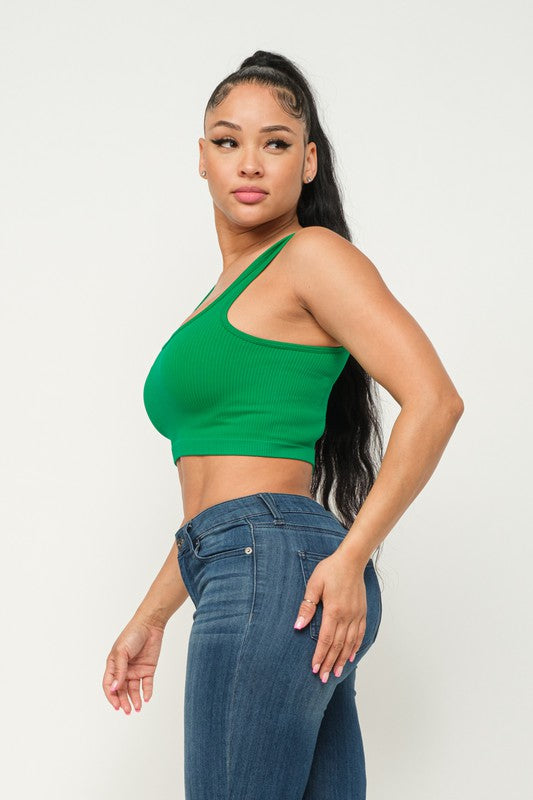 Vickki Ribbed Crop