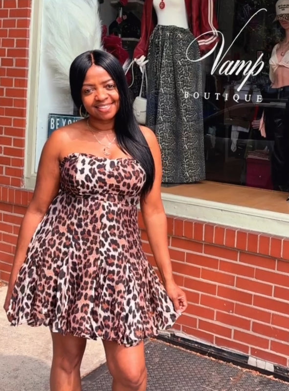 Mia Leopard Dress