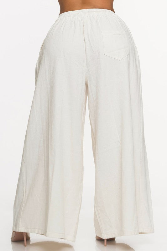 Cali Blanco Wide Jeans