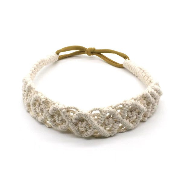 Boho Crochet Headband
