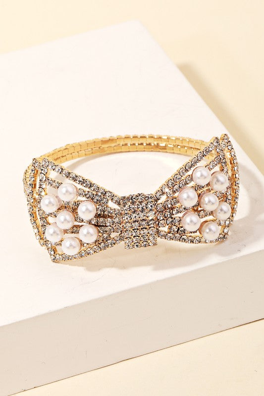 Diamonds & Pearls Bracelet