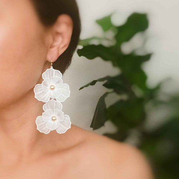 Double Bloom Earrings