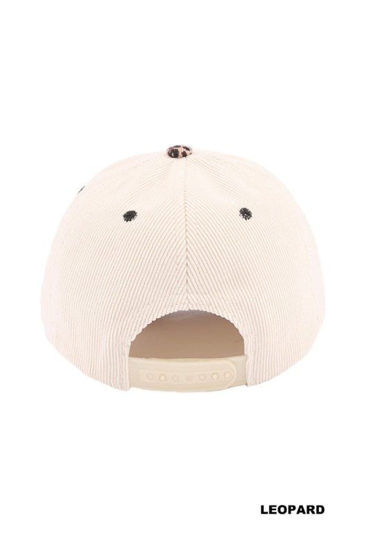 Corduroy Husband’s Tab Cap