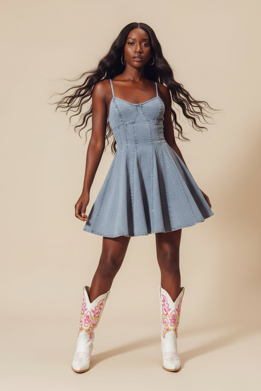 Haley Denim Dress