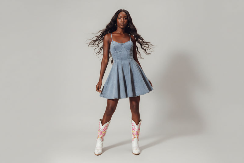 Haley Denim Dress