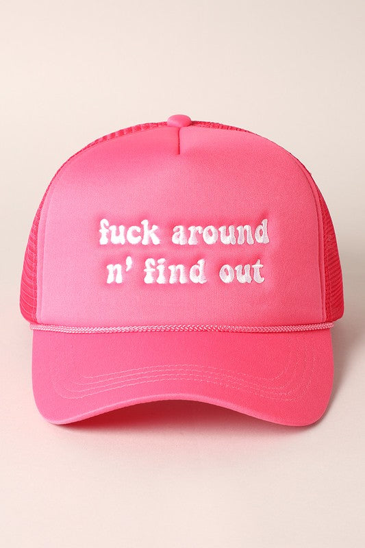 F Around n' Find Out Cap