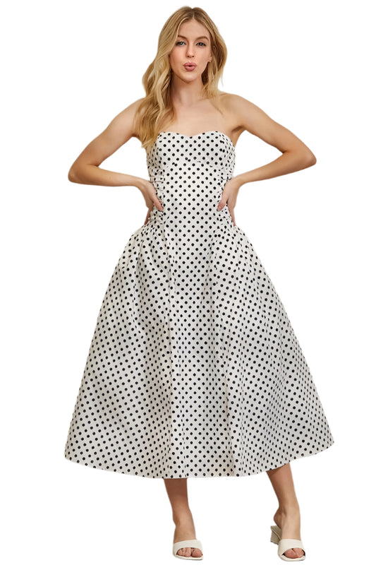 Marilyn Polka Dot Dress