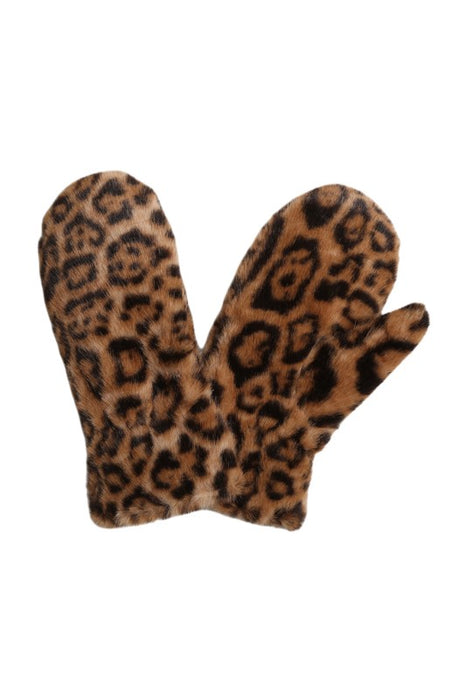 Cozy Leopard Mittens