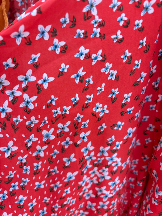 Floral Short Romper Plus