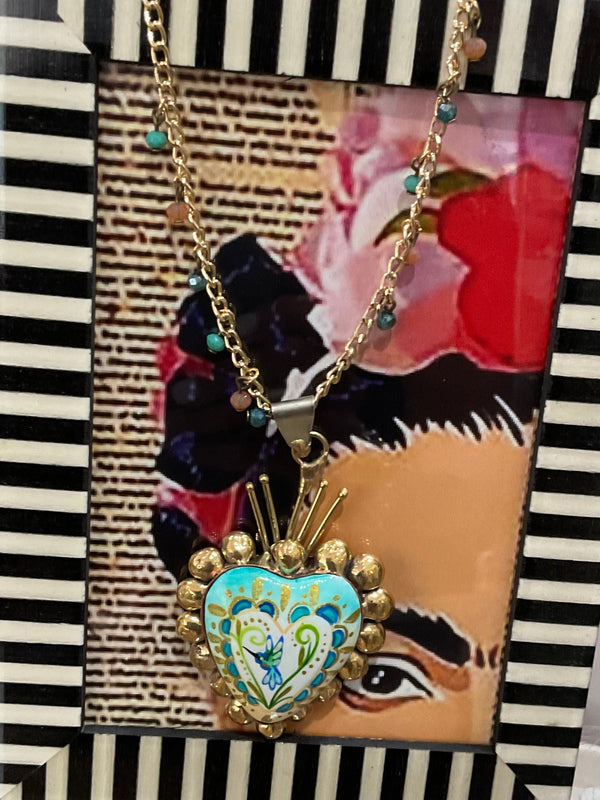 Blue Bird Necklace
