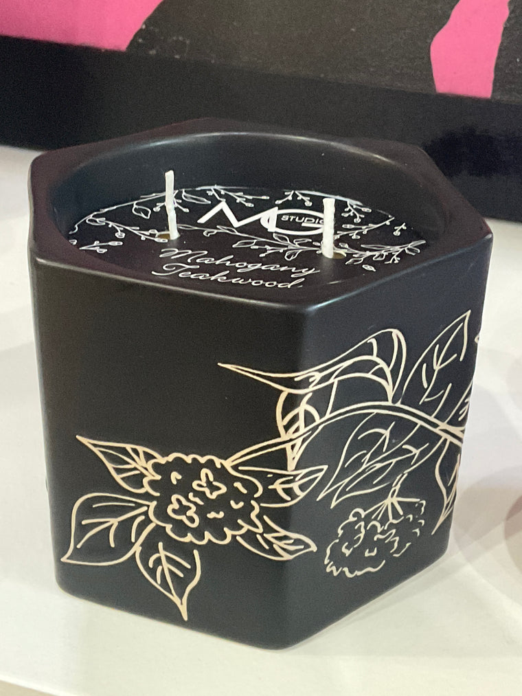 Mahogany & Teakwood Soy Candle