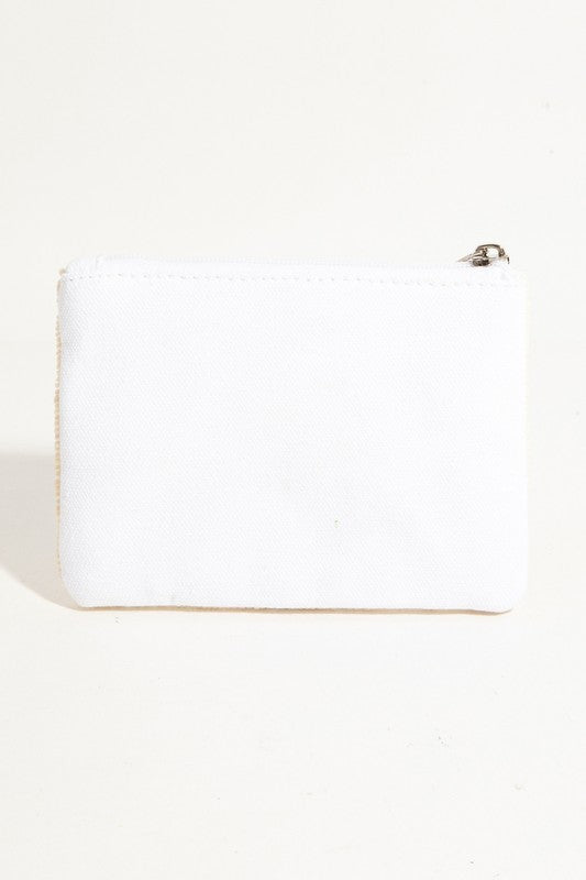 Sparkle Eye Beaded Coin Purse