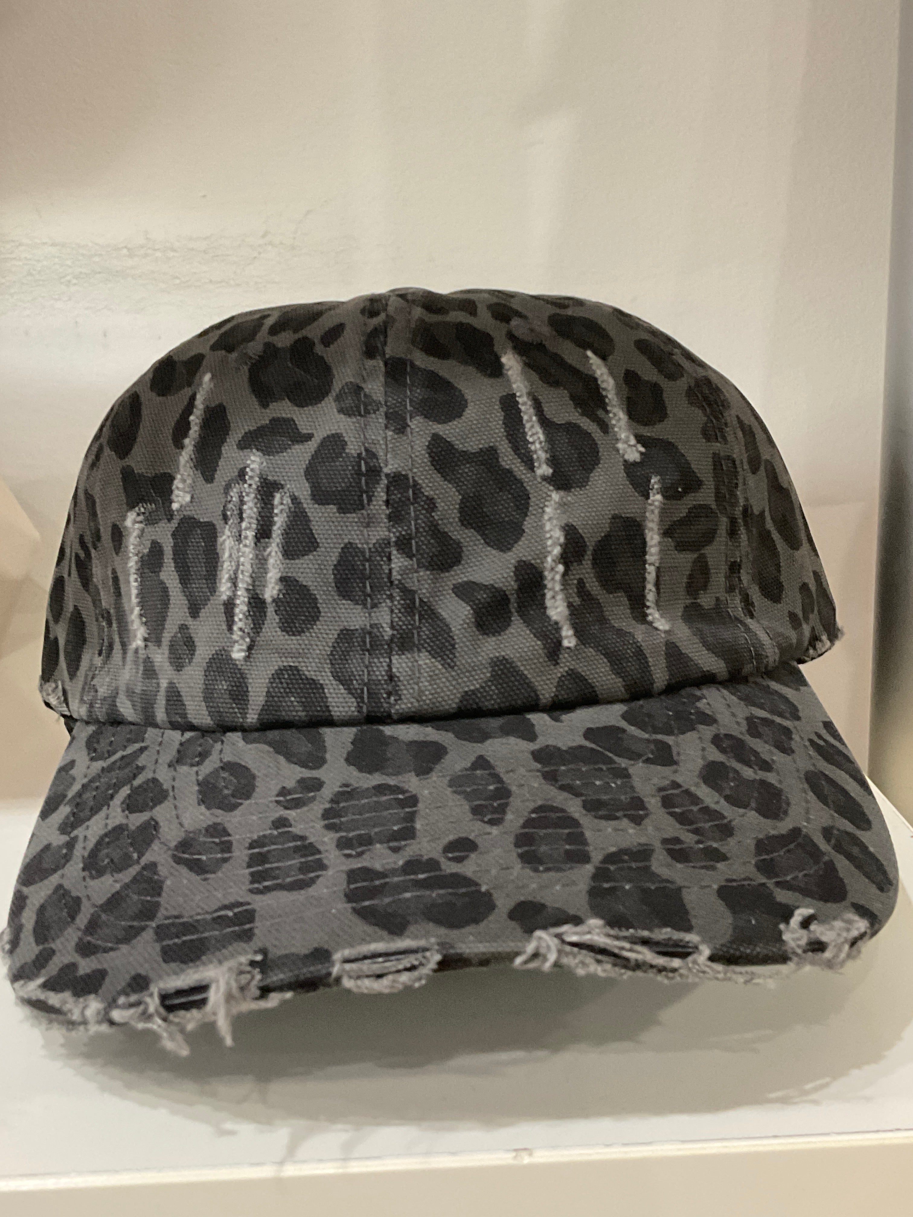 Distressed Cheetah Cap