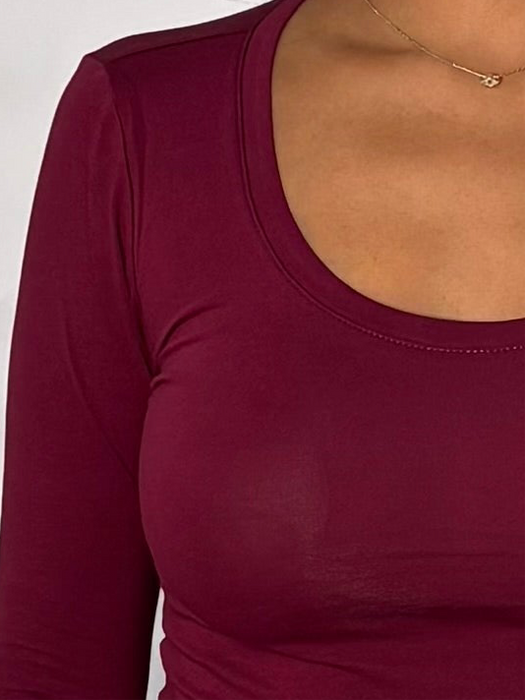 Bordeaux Basic Top