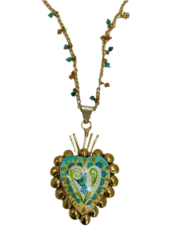 Blue Bird Necklace