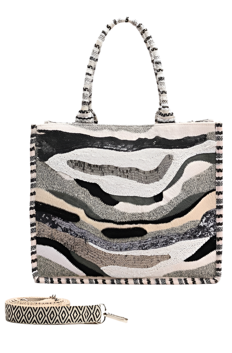 Sands Metallic Tote