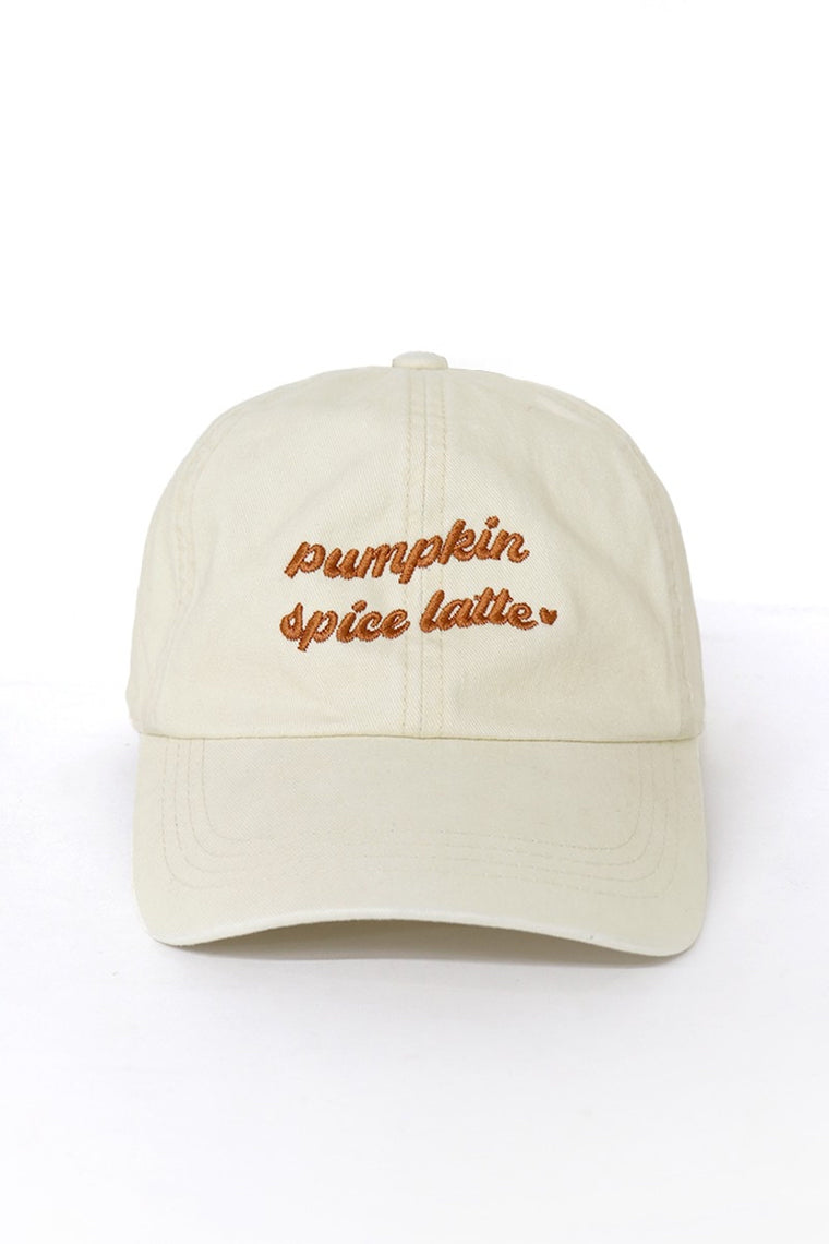 Pumpkin Spice Cap