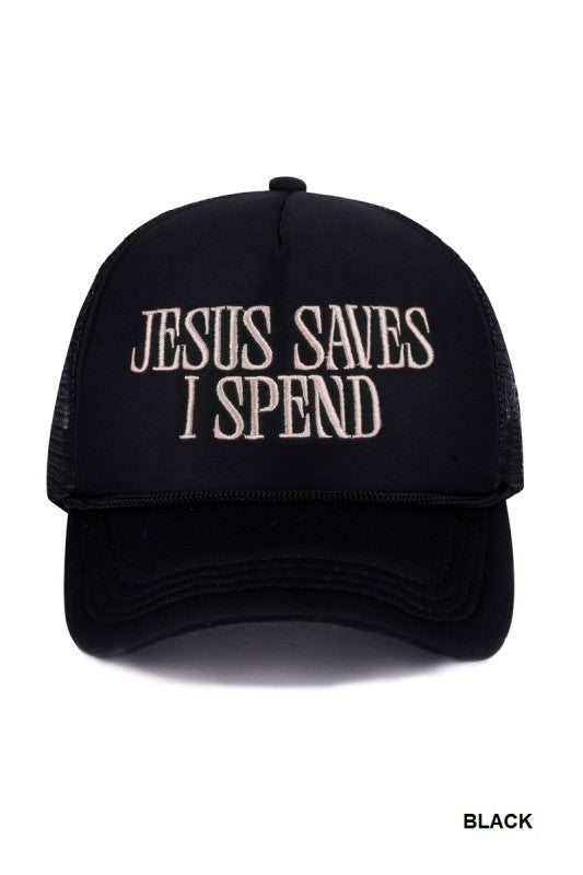 Jesus Saves Trucker Cap