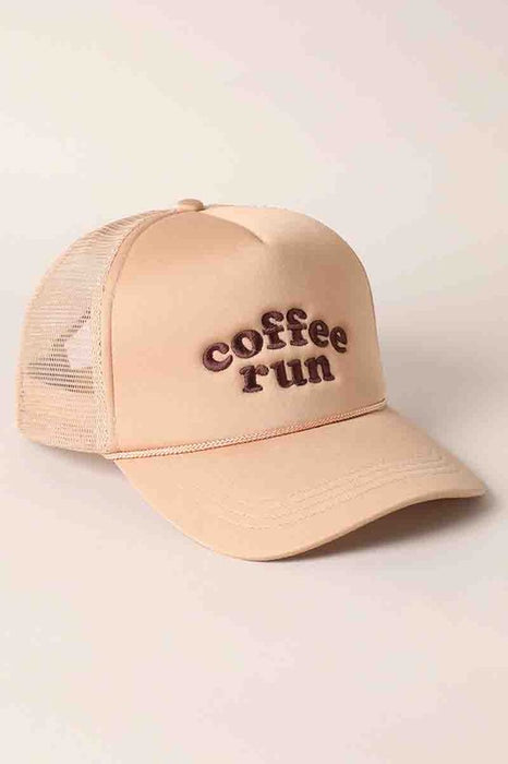 Coffee Run Trucker Cap