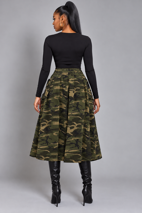Camo Utility Skirt