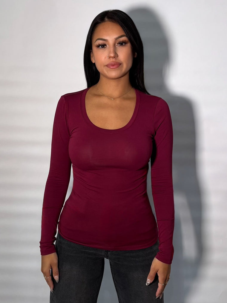 Bordeaux Basic Top