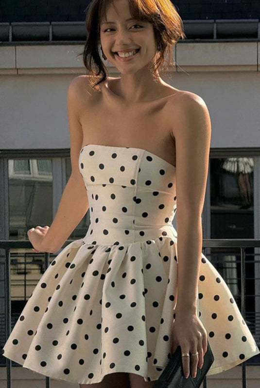 Polka Dot Mini Dress