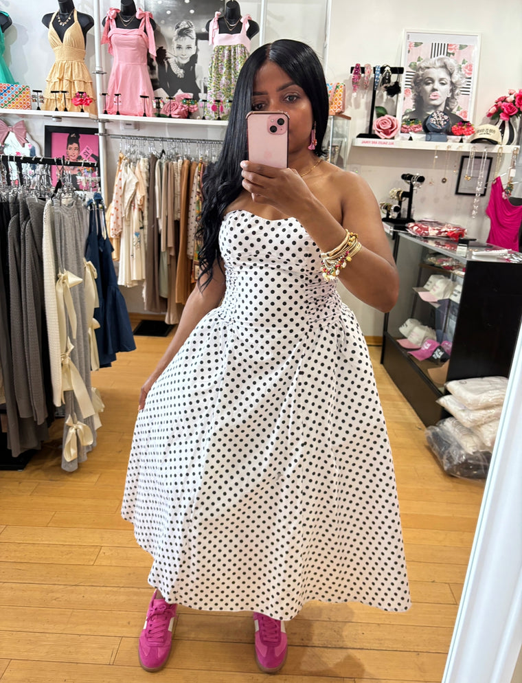 Marilyn Polka Dot Dress