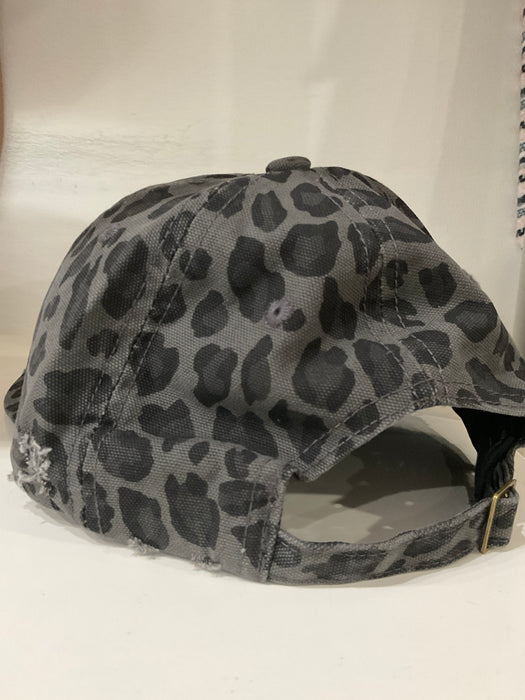 Distressed Cheetah Cap