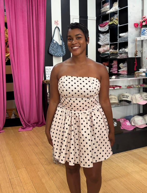 Polka Dot Mini Dress