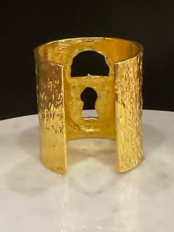 Golden Key Cuff Bracelet