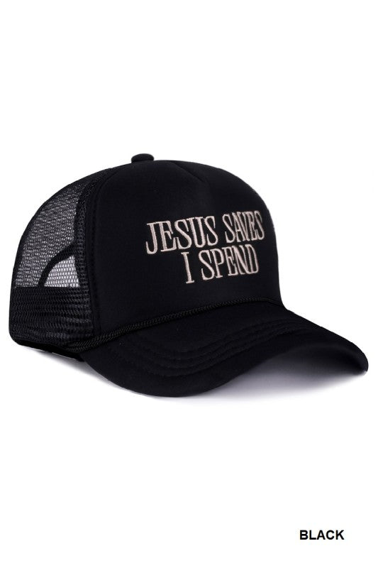 Jesus Saves Trucker Cap
