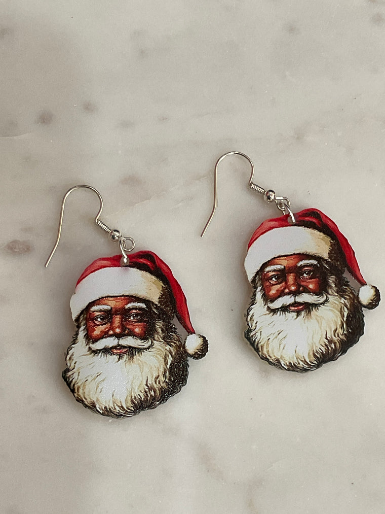 Santa Earrings