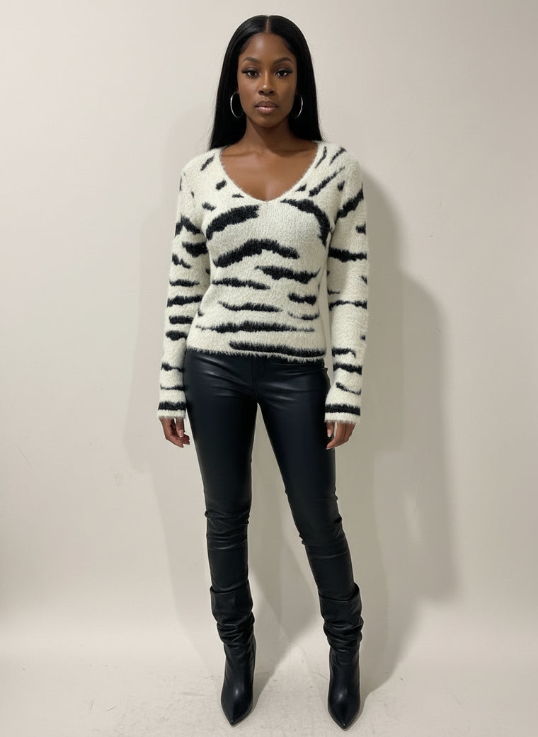 Zebra Sweater